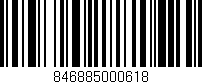 Código de barras (EAN, GTIN, SKU, ISBN): '846885000618'