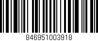 Código de barras (EAN, GTIN, SKU, ISBN): '846951003918'