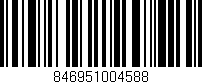 Código de barras (EAN, GTIN, SKU, ISBN): '846951004588'