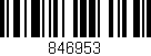 Código de barras (EAN, GTIN, SKU, ISBN): '846953'