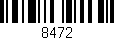 Código de barras (EAN, GTIN, SKU, ISBN): '8472'