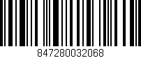 Código de barras (EAN, GTIN, SKU, ISBN): '847280032068'