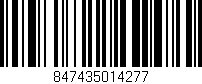 Código de barras (EAN, GTIN, SKU, ISBN): '847435014277'