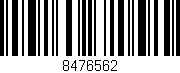 Código de barras (EAN, GTIN, SKU, ISBN): '8476562'