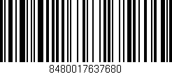 Código de barras (EAN, GTIN, SKU, ISBN): '8480017637680'