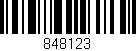 Código de barras (EAN, GTIN, SKU, ISBN): '848123'
