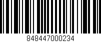 Código de barras (EAN, GTIN, SKU, ISBN): '848447000234'