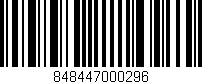 Código de barras (EAN, GTIN, SKU, ISBN): '848447000296'