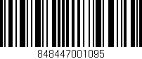 Código de barras (EAN, GTIN, SKU, ISBN): '848447001095'