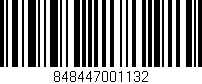Código de barras (EAN, GTIN, SKU, ISBN): '848447001132'