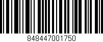 Código de barras (EAN, GTIN, SKU, ISBN): '848447001750'