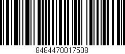 Código de barras (EAN, GTIN, SKU, ISBN): '8484470017508'