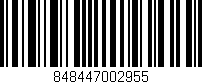Código de barras (EAN, GTIN, SKU, ISBN): '848447002955'