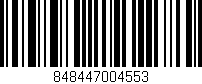 Código de barras (EAN, GTIN, SKU, ISBN): '848447004553'