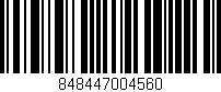 Código de barras (EAN, GTIN, SKU, ISBN): '848447004560'