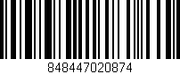 Código de barras (EAN, GTIN, SKU, ISBN): '848447020874'