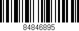 Código de barras (EAN, GTIN, SKU, ISBN): '84846895'