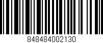 Código de barras (EAN, GTIN, SKU, ISBN): '848484002130'