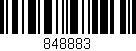 Código de barras (EAN, GTIN, SKU, ISBN): '848883'