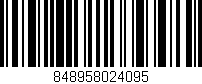 Código de barras (EAN, GTIN, SKU, ISBN): '848958024095'