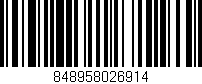 Código de barras (EAN, GTIN, SKU, ISBN): '848958026914'