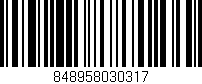 Código de barras (EAN, GTIN, SKU, ISBN): '848958030317'