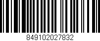 Código de barras (EAN, GTIN, SKU, ISBN): '849102027832'