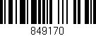 Código de barras (EAN, GTIN, SKU, ISBN): '849170'