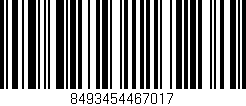 Código de barras (EAN, GTIN, SKU, ISBN): '8493454467017'