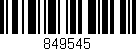 Código de barras (EAN, GTIN, SKU, ISBN): '849545'