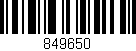 Código de barras (EAN, GTIN, SKU, ISBN): '849650'