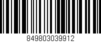 Código de barras (EAN, GTIN, SKU, ISBN): '849803039912'