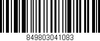 Código de barras (EAN, GTIN, SKU, ISBN): '849803041083'