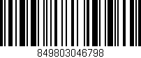 Código de barras (EAN, GTIN, SKU, ISBN): '849803046798'