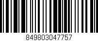 Código de barras (EAN, GTIN, SKU, ISBN): '849803047757'