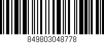 Código de barras (EAN, GTIN, SKU, ISBN): '849803048778'