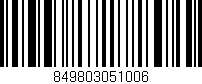 Código de barras (EAN, GTIN, SKU, ISBN): '849803051006'