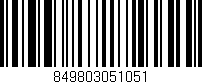 Código de barras (EAN, GTIN, SKU, ISBN): '849803051051'