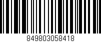 Código de barras (EAN, GTIN, SKU, ISBN): '849803058418'