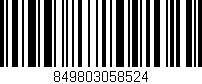 Código de barras (EAN, GTIN, SKU, ISBN): '849803058524'