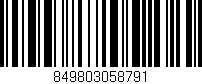 Código de barras (EAN, GTIN, SKU, ISBN): '849803058791'