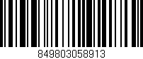Código de barras (EAN, GTIN, SKU, ISBN): '849803058913'