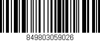 Código de barras (EAN, GTIN, SKU, ISBN): '849803059026'