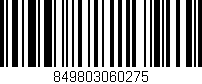 Código de barras (EAN, GTIN, SKU, ISBN): '849803060275'
