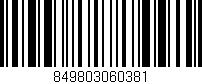 Código de barras (EAN, GTIN, SKU, ISBN): '849803060381'