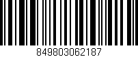 Código de barras (EAN, GTIN, SKU, ISBN): '849803062187'