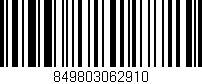 Código de barras (EAN, GTIN, SKU, ISBN): '849803062910'