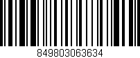 Código de barras (EAN, GTIN, SKU, ISBN): '849803063634'