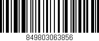 Código de barras (EAN, GTIN, SKU, ISBN): '849803063856'