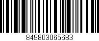 Código de barras (EAN, GTIN, SKU, ISBN): '849803065683'